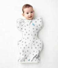 Love To Dream Swaddle Up  Art.LTD-L1003232WHTXS Superstar Kokvilnas guļammaiss-autiņš XS izm.