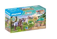 PLAYMOBIL WORLD OF HORSES Three Horses with Saddles 71356