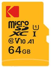 Kodak mSD 64GB UHS-I U1 V10 A1 Premium EKMSDM64GXC10K