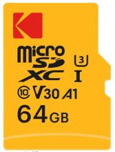 Kodak mSD 64GB UHS-I U3 Ultra EKMSDM64GXC10HPRK