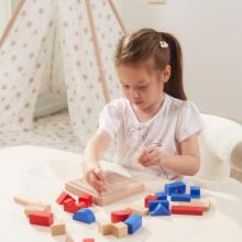 VIGA Wooden Building Game 3D Montessori