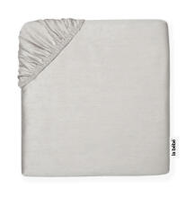 La Bebe™ Satin 89x38X5cm Art.760325 Pelēks palags ar gumiju