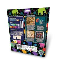 Splat Planet Wooden 3D Coloring Picture, Elephant