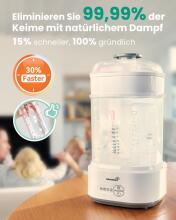 Grownsy Baby Sterilizer 4 in 1 Art.257146  bērnu pudelīšu sterilizators,/ pudelīšu sterilizators mazulim un žāvētājs/ ātra žāvēšana/ sterilizators bērnu precēm 4-in-1