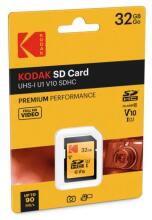 Kodak SD 32GB UHS1 U1 V10 Premium EKMSD32GHC10K