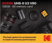 Kodak SD 64GB UHS-II U3 V90 Ultra Pro EKMSD64GUHS2V2K