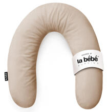 La Bebe™ Rich Maternity Pillow Art.215994 Бежево-карамельный, Подковка для сна, кормления малыша 30x104 cm