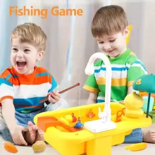 Play Sink Toy Art.257368 Green mazgājamā virtuves izlietne