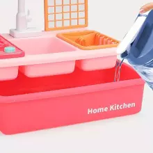 Play Sink Toy Art.257370 Blue  Kitchen sink with accessories