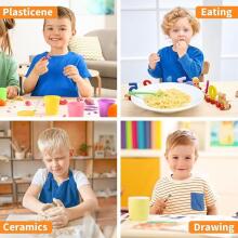 Waterproof Painting Coat Art.257373 Bib with sleeves and pocket, large