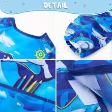 Waterproof Painting Coat Art.257374 Слюнявчик с рукавами и кармашком, большой