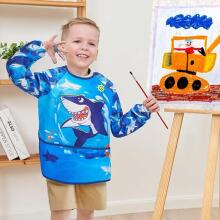 Waterproof Painting Coat Art.257374 Слюнявчик с рукавами и кармашком, большой