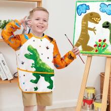 Waterproof Painting Coat Art.257376 Слюнявчик с рукавами и кармашком, большой