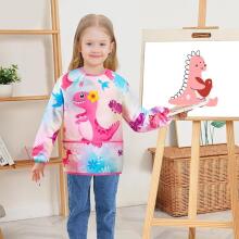 Waterproof Painting Coat Art.257377 Слюнявчик с рукавами и кармашком, большой