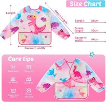 Waterproof Painting Coat Art.257377 Слюнявчик с рукавами и кармашком, большой