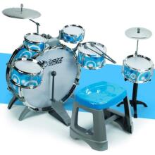 WOOPIE Educational Percussion for Children 6 Drums 2 Cymbals + Stool