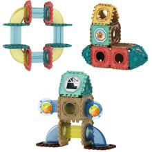 WOOPIE Magnetic Construction Blocks 3D Educational Set Marble Run 228 pcs