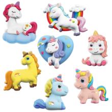 WOOPIE Creative Set with Paints DIY Make Plaster Casts Figurines and Paint - Unicorn Set