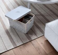 Коробка с крышкой Deco Stockholm S 29,5x19,5x13,5 см Зелёные листья