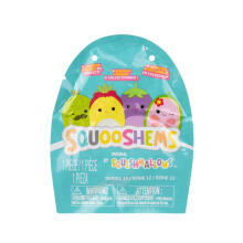 SQUISHMALLOWS Squooshems figūriņas necaurspīdīgā iepakojumā, 6,5 cm