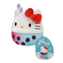 SQUISHMALLOWS HELLO KITTY Mystery Squad W25 Плюшевая игрушка-сюрприз с запахом, 12 см