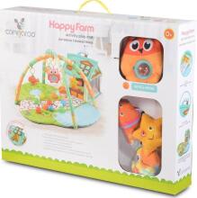 Mini Baby Playmat Happy Farm Art.257783 Green Игровой развивающий коврик 0+