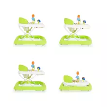 Mini Baby  Baby Walker Eko Art.257793 Green  Bērnu interaktīvs staigulis