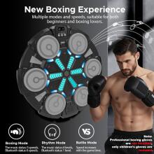 Music Boxing Machine Art.257853  Sienas stiprināma boksa paliktnis/vairogs ar cimdiem