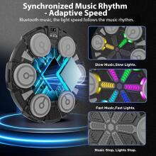 Music Boxing Machine Art.257853  Sienas stiprināma boksa paliktnis/vairogs ar cimdiem