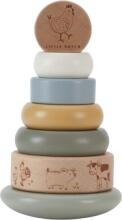 Little Dutch Ring Stacker Art.7142 Little Farm  Koka piramīda