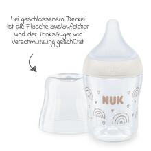 Nuk Perfect Match  Art.SK101 bērnu pudelīte ar mīkstu silikona knupīti, 150 ml,