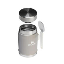 Termoss ēdienu The Legendary Food Jar + Spork 0,4L gaiši pelēks 2.0 