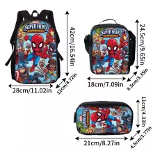 Children School Backpack Spiderman Art.258554 Детский рюкзак