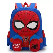 Children School Backpack Spiderman Art.258561 Dark Blue Детский рюкзак