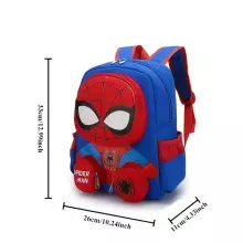 Children School Backpack Spiderman Art.258561 Dark Blue Детский рюкзак