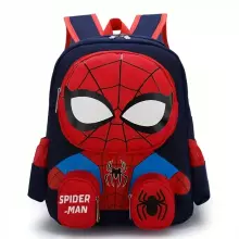 Children School Backpack Spiderman Art.258561 Dark Blue Детский рюкзак