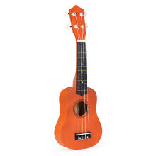 Wooden Ukulele Guitar for Children, 4 Nylon Strings by ECOTOYS