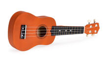 Wooden Ukulele Guitar for Children, 4 Nylon Strings by ECOTOYS