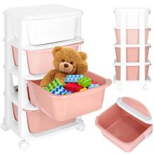 Mobile Drawer Cabinet on Wheels with 4 Drawers Springos HA0212
