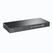 Стоечный 18-портовый гигабитный коммутатор TP-LINK с 16 PoE+