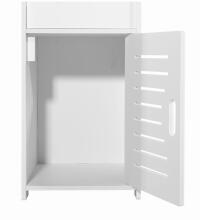Vannas istabas skapis, 80 cm, balts
