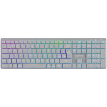 CANYON клавиатура HKB-W11 UK/US RGB Двухрежимная Беспроводная Серая