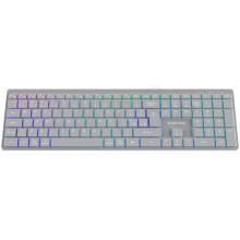 CANYON клавиатура HKB-W11 UK/US RGB Двухрежимная Беспроводная Серая