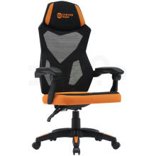 Игровое кресло CANYON Wave MCH02 Сетка Черный Оранжевый