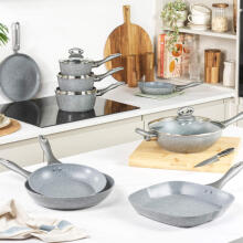 Salter BW02763G1EU7 Marblestone 24cm Frying Pan