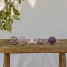 Frigg Fairytale Round Latex Art.100163 The Little Mermaid/Thumbelina Pacifier (nipple) made of 100% natural rubber 0-6 months (2 pcs.)