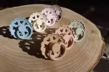 Frigg Fairytale Round Silicone Art.100136 The Ugly Duckling/The Emperors New Clothes Pacifier (nipple) made of 100% natural rubber 6-18 months (2 pcs.)