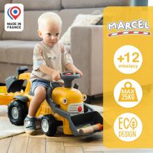 FALK Ride-On Digger Marcel with Trailer