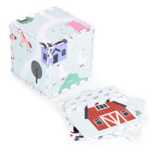 Eco Toys Puzzle Ferma Art.ECOEVA020 Многофункциональный напольный пазл-коврик из 21 элементов