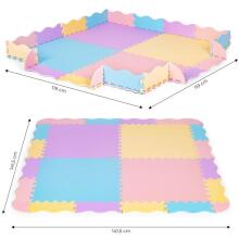 Eco Toys Foam Puzzle Art.6402 Многофункциональный напольный пазл-коврик из 24 элементов